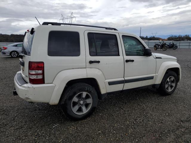 1J8GN28KX8W178310 - 2008 JEEP LIBERTY SPORT WHITE photo 3