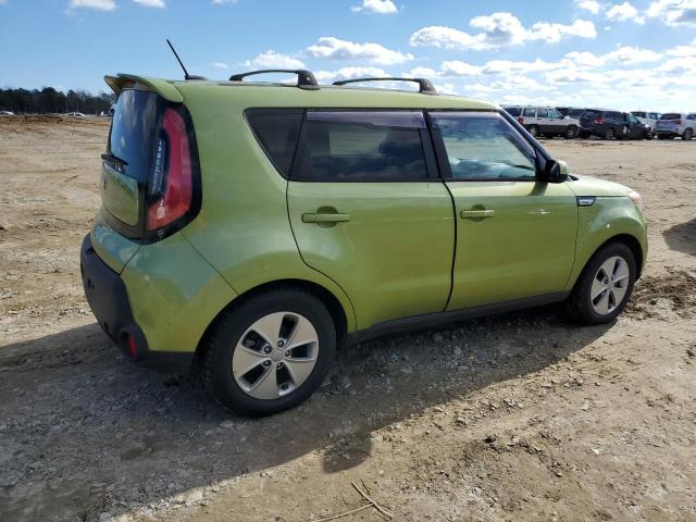 KNDJN2A22F7810568 - 2015 KIA SOUL GREEN photo 3