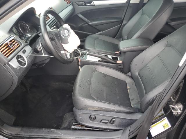 1VWBP7A31CC071522 - 2012 VOLKSWAGEN PASSAT SE BLACK photo 7