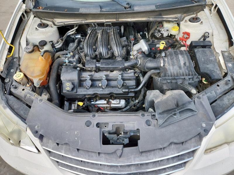 1C3LC55R78N302414 - 2008 CHRYSLER SEBRING TOURING WHITE photo 11