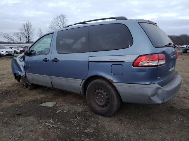 4T3ZF19C03U548735 - 2003 TOYOTA SIENNA CE BLUE photo 2