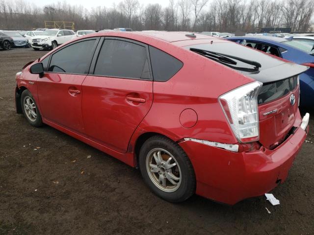 JTDKN3DU2A5098364 - 2010 TOYOTA PRIUS RED photo 2