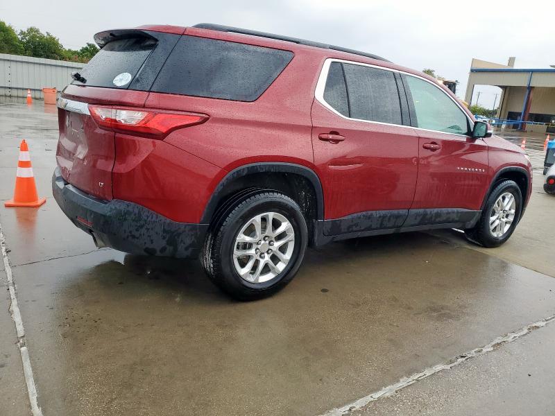 1GNERHKW9KJ258646 - 2019 CHEVROLET TRAVERSE LT 勃艮第红 照片 3