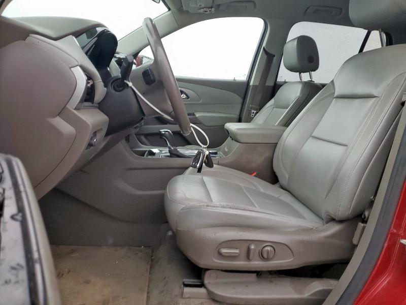 1GNERHKW9KJ258646 - 2019 CHEVROLET TRAVERSE LT 勃艮第红 照片 7