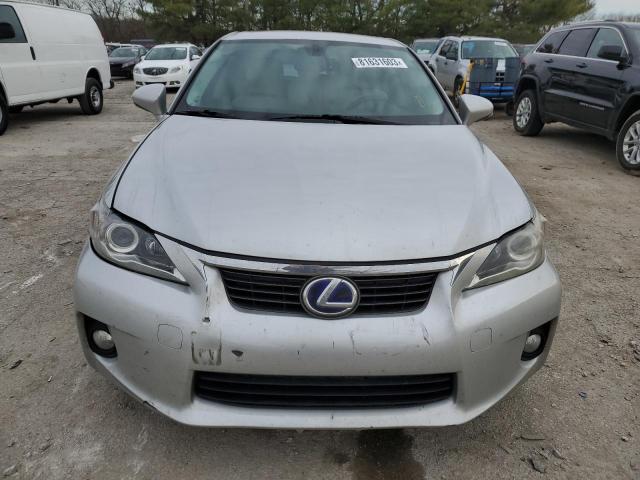 JTHKD5BHXB2042114 - 2011 LEXUS CT 200 SILVER photo 5