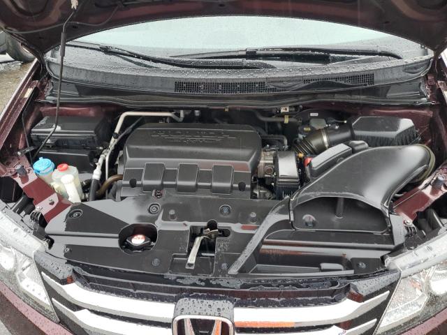 5FNRL5H69FB072152 - 2015 HONDA ODYSSEY EXL MAROON photo 12