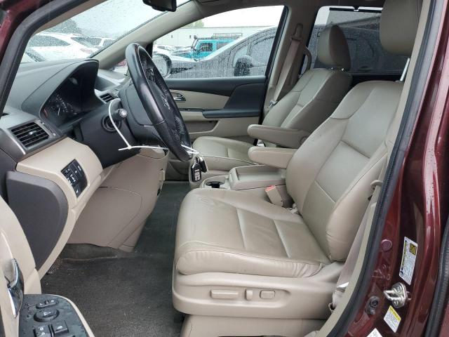 5FNRL5H69FB072152 - 2015 HONDA ODYSSEY EXL MAROON photo 7