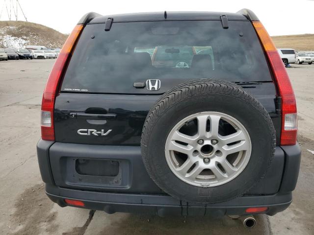 JHLRD78804C052461 - 2004 HONDA CR-V EX BLACK photo 6