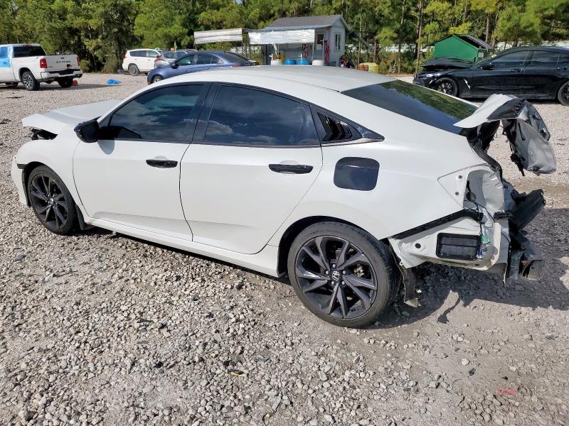 19XFC2F80LE029987 - 2020 HONDA CIVIC SPORT WHITE photo 2