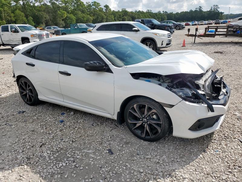 19XFC2F80LE029987 - 2020 HONDA CIVIC SPORT WHITE photo 4