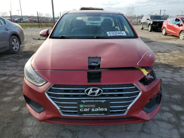 3KPC24A61LE104185 - 2020 HYUNDAI ACCENT SE RED photo 5