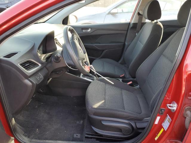 3KPC24A61LE104185 - 2020 HYUNDAI ACCENT SE RED photo 7