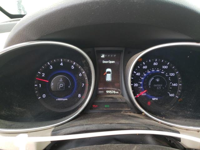 5XYZUDLA6EG215861 - 2014 HYUNDAI SANTA FE SPORT GRAY photo 9