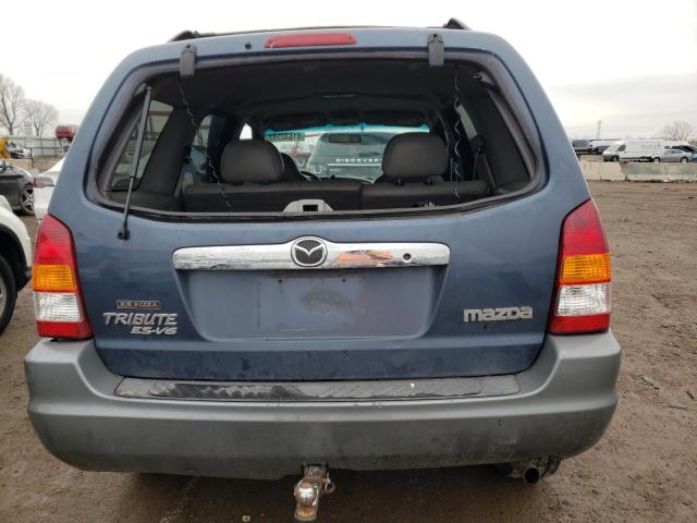 4F2YU08181KM55124 - 2001 MAZDA TRIBUTE LX BLUE photo 6