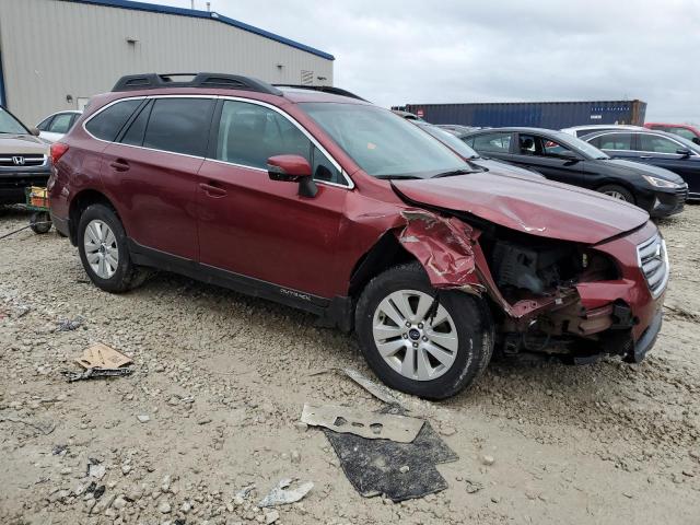 4S4BSBHC6G3346295 - 2016 SUBARU OUTBACK 2.5I PREMIUM RED photo 4