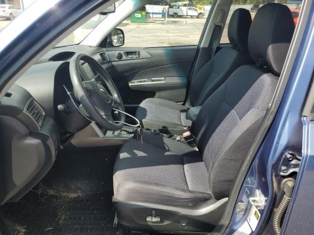 JF2SHADC7CH424276 - 2012 SUBARU FORESTER 2.5X PREMIUM BLUE photo 7