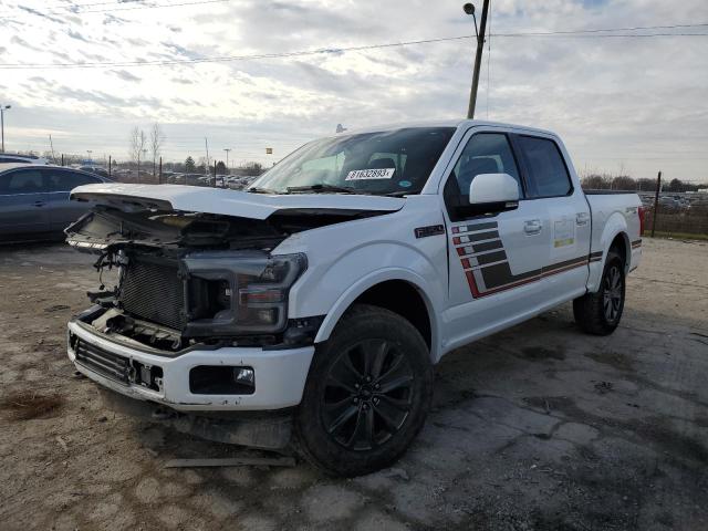 1FTEW1E51JFB83499 - 2018 FORD F150 SUPERCREW WHITE photo 1