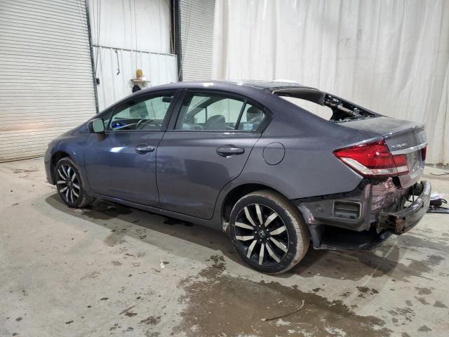 2HGFB2F93FH510337 - 2015 HONDA CIVIC EXL CHARCOAL photo 2