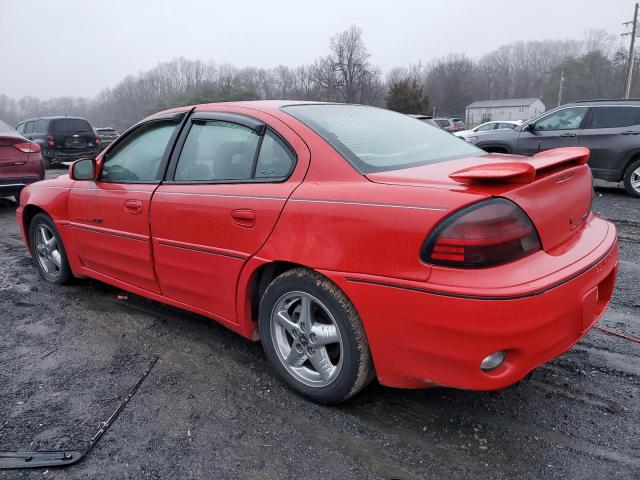 1G2NW52E81C251654 - 2001 PONTIAC GRAND AM GT RED photo 2