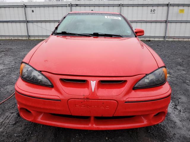 1G2NW52E81C251654 - 2001 PONTIAC GRAND AM GT RED photo 5