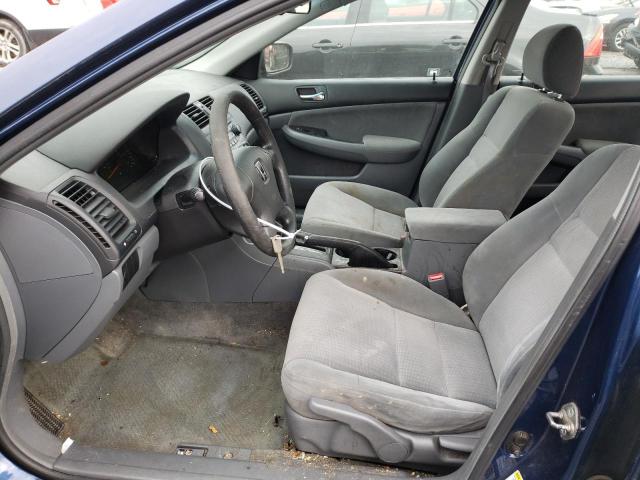 1HGCM56445L003256 - 2005 HONDA ACCORD LX BLUE photo 7