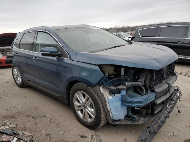 2FMPK4J96LBA81534 - 2020 FORD EDGE SEL BLUE photo 4