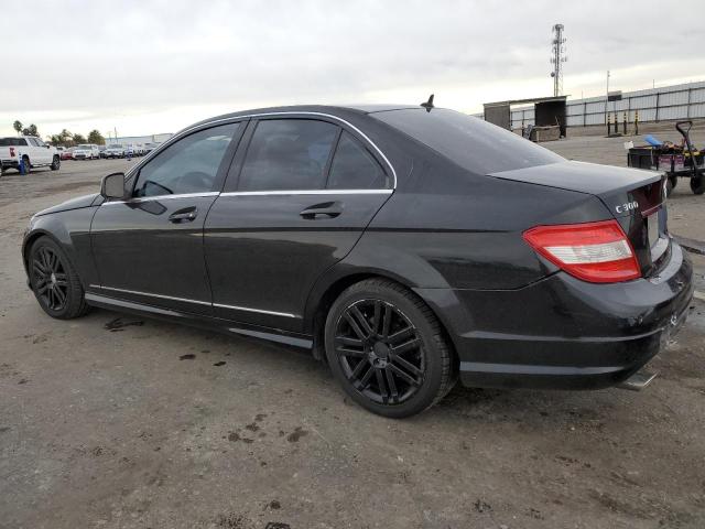 WDDGF54X99R054980 - 2009 MERCEDES-BENZ C 300 BLACK photo 2