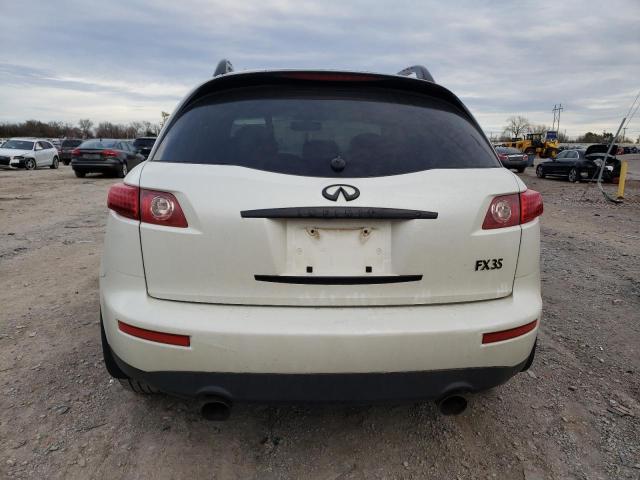 JNRAS08W67X209770 - 2007 INFINITI FX35 WHITE photo 6