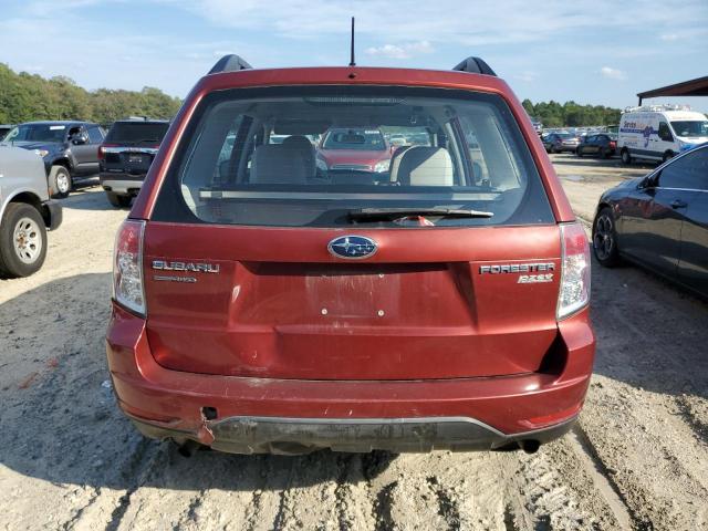 JF2SHABC9BG742391 - 2011 SUBARU FORESTER 2.5X RED photo 6