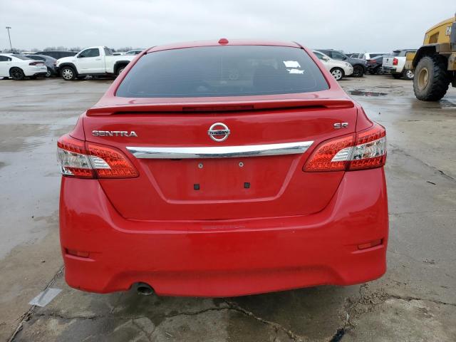 3N1AB7AP3FY357161 - 2015 NISSAN SENTRA S RED photo 6