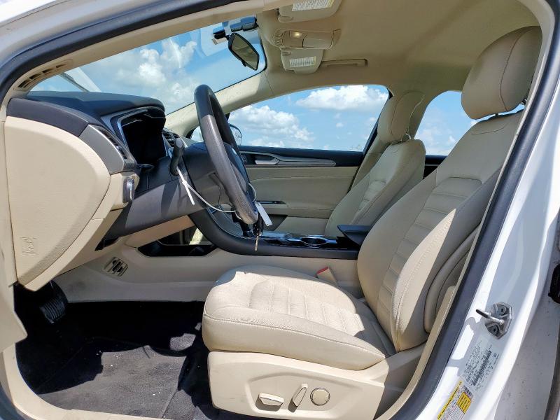 3FA6P0H77DR330186 - 2013 FORD FUSION SE WHITE photo 7