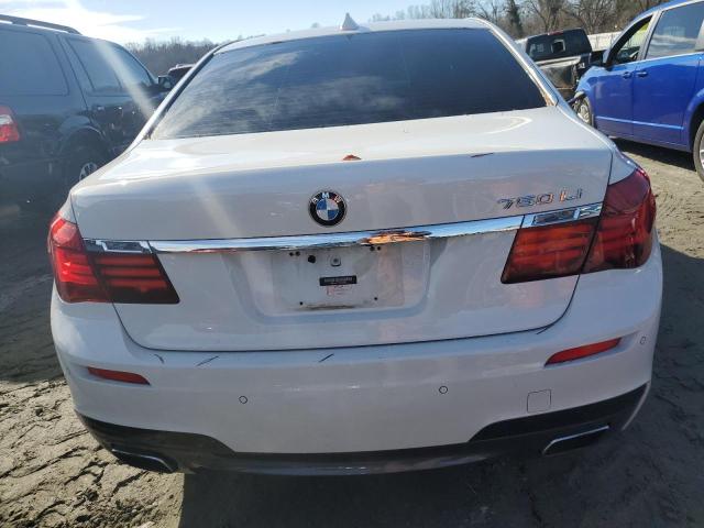 WBAYE8C53ED134461 - 2014 BMW 750 LI WHITE photo 6