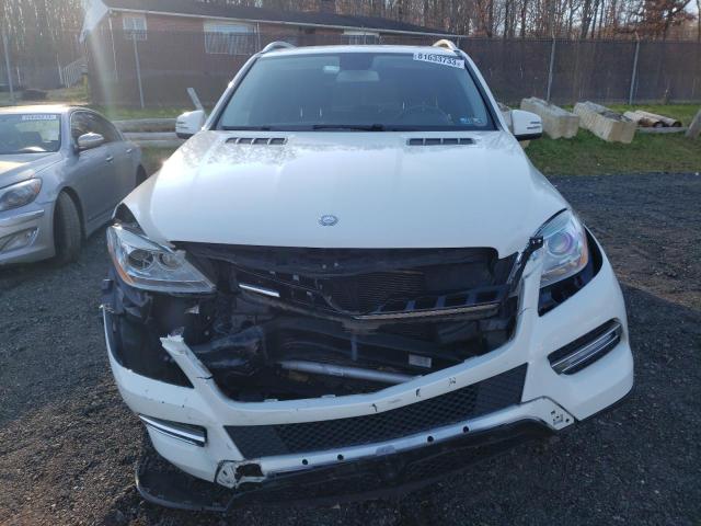4JGDA5HB9CA016628 - 2012 MERCEDES-BENZ ML 350 4MATIC WHITE photo 5