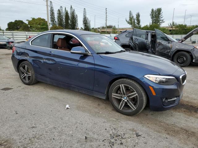 WBA2F9C38HV983992 - 2017 BMW 230I BLUE photo 4