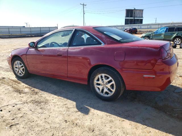 1HGCG22532A000330 - 2002 HONDA ACCORD EX RED photo 2