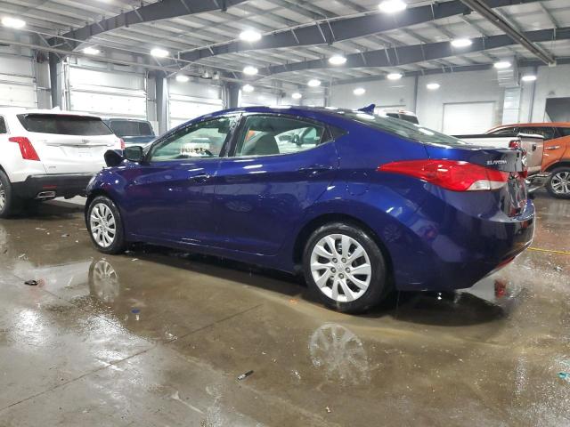 5NPDH4AE5BH025879 - 2011 HYUNDAI ELANTRA GLS BLUE photo 2