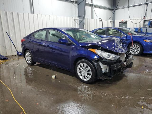 5NPDH4AE5BH025879 - 2011 HYUNDAI ELANTRA GLS BLUE photo 4