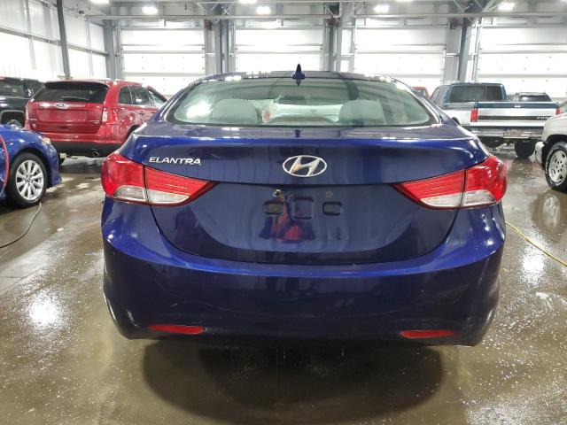 5NPDH4AE5BH025879 - 2011 HYUNDAI ELANTRA GLS BLUE photo 6