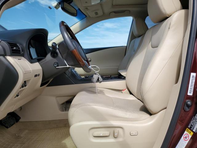 JTJBK1BA0F2472885 - 2015 LEXUS RX 350 BASE BURGUNDY photo 7