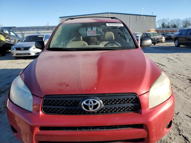 JTMZD33V985115442 - 2008 TOYOTA RAV4 RED photo 5