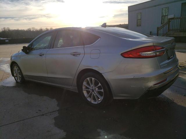 3FA6P0H72LR129424 - 2020 FORD FUSION SE SILVER photo 2