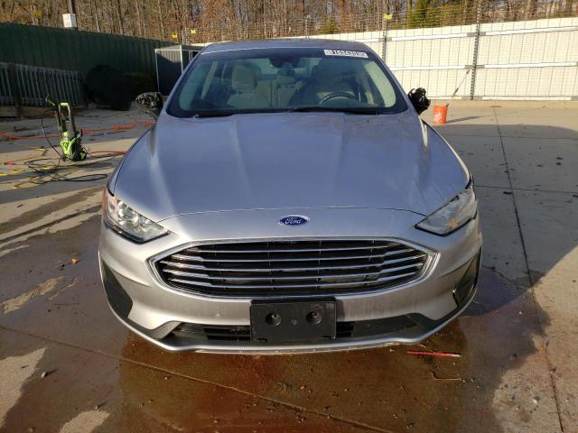 3FA6P0H72LR129424 - 2020 FORD FUSION SE SILVER photo 5