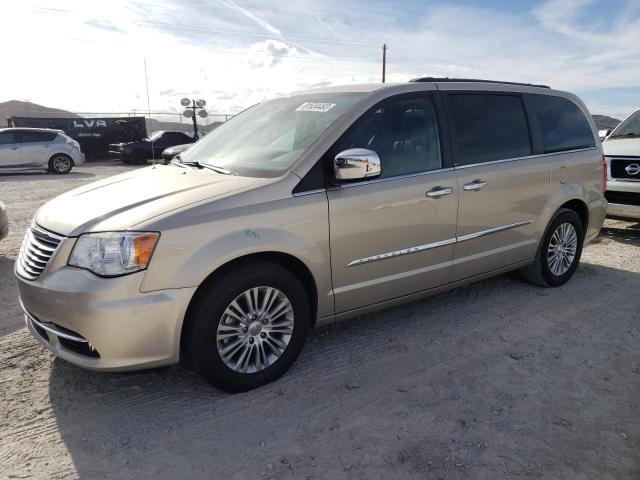 2C4RC1CG2DR621703 - 2013 CHRYSLER TOWN & COU TOURING L GOLD photo 1