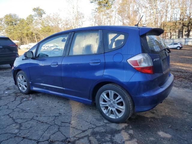 JHMGE8H47AC021674 - 2010 HONDA FIT SPORT BLUE photo 2