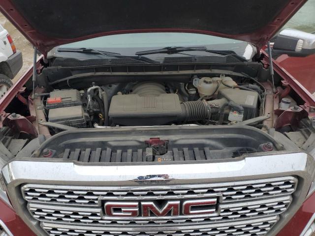 1GTU9FED4KZ268294 - 2019 GMC SIERRA K1500 DENALI BURGUNDY photo 11