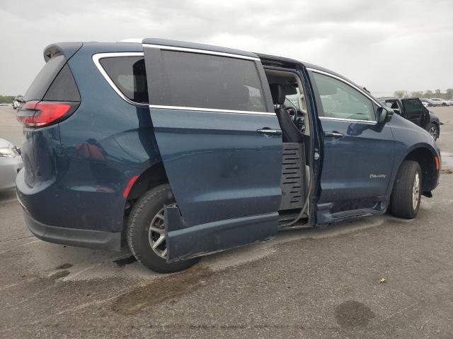 2C4RC1BG8MR602445 - 2021 CHRYSLER PACIFICA TOURING L 蓝色 照片 3