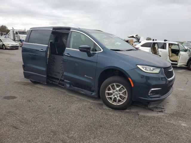 2C4RC1BG8MR602445 - 2021 CHRYSLER PACIFICA TOURING L 蓝色 照片 4