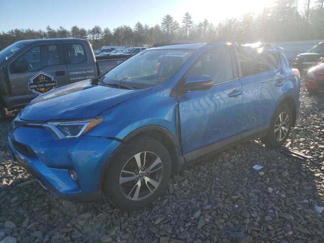 JTMRFREV8JJ747677 - 2018 TOYOTA RAV4 ADVENTURE BLUE photo 1