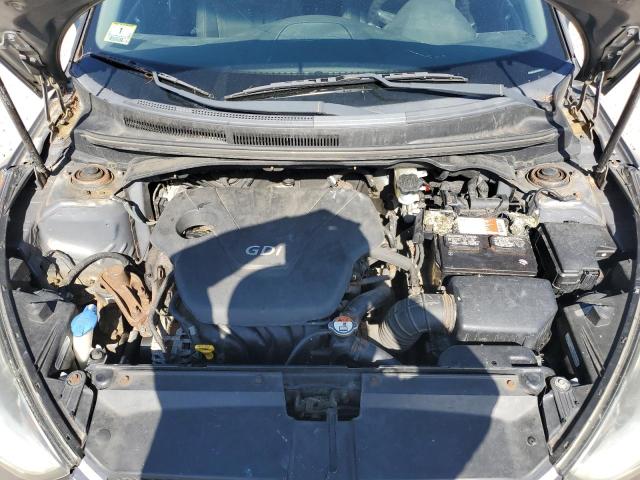 KMHTC6AD1EU185146 - 2014 HYUNDAI VELOSTER GRAY photo 11