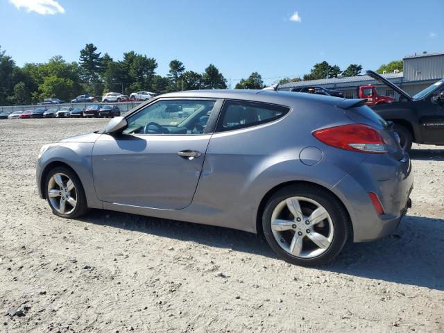 KMHTC6AD1EU185146 - 2014 HYUNDAI VELOSTER GRAY photo 2